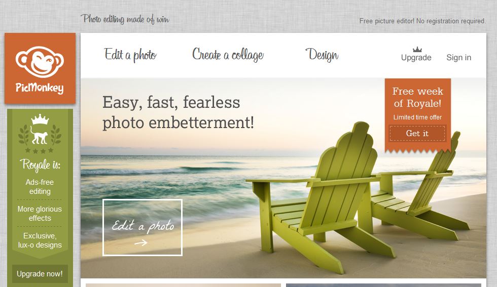 picmonkey home