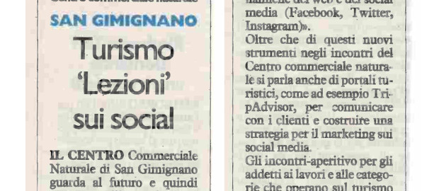 aperisocial san gimignano social media